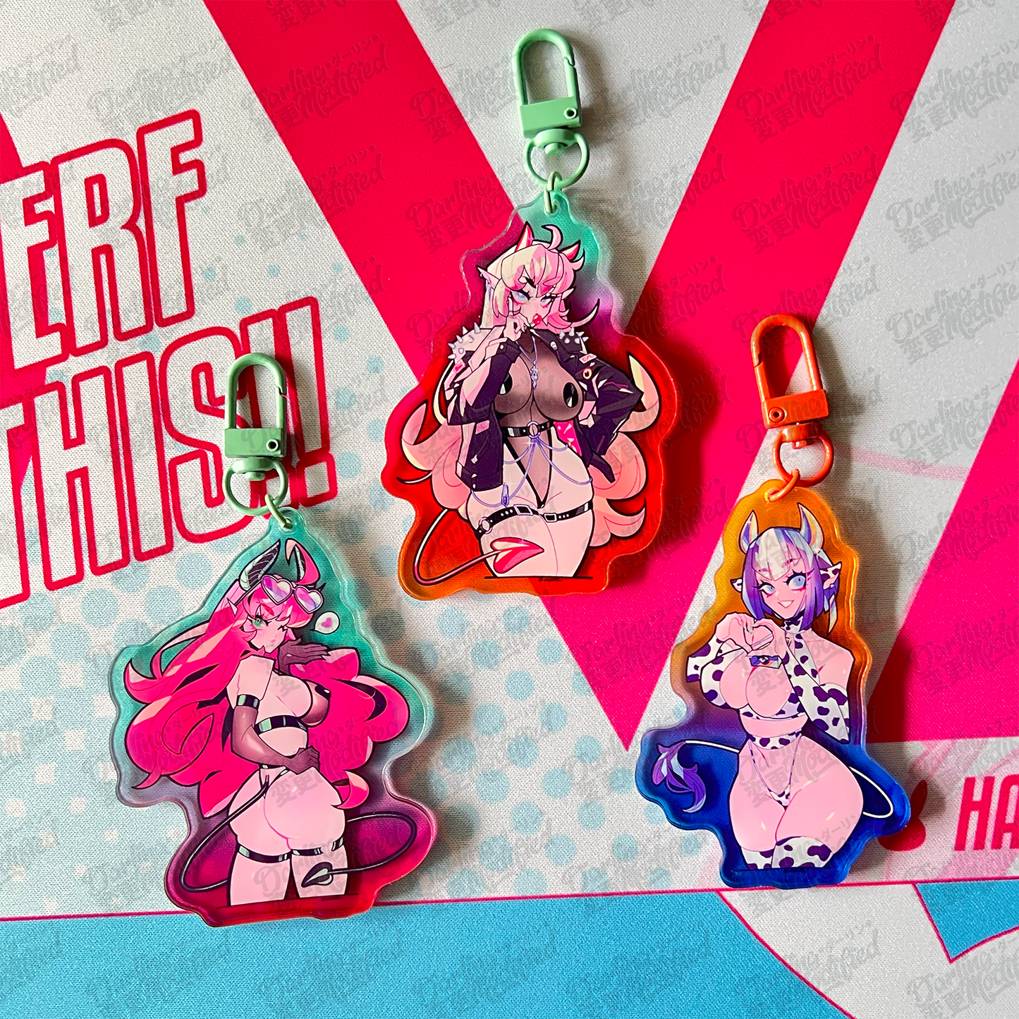 OC Goddess Trio - Acrylic Keychains (DISCONTUING)