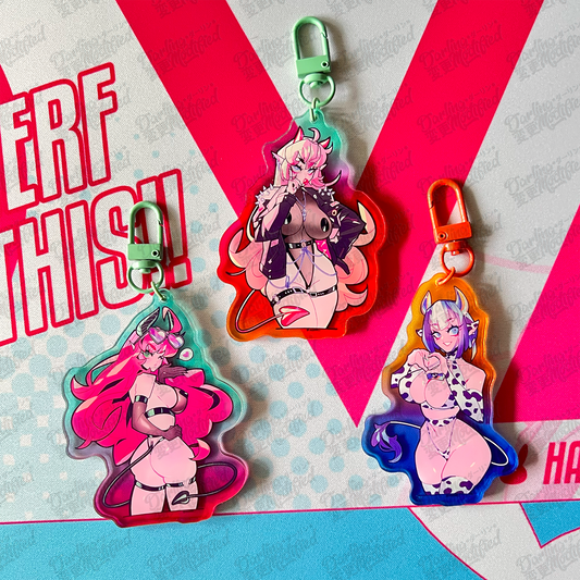 OC Goddess Trio - Acrylic Keychains (DISCONTUING)