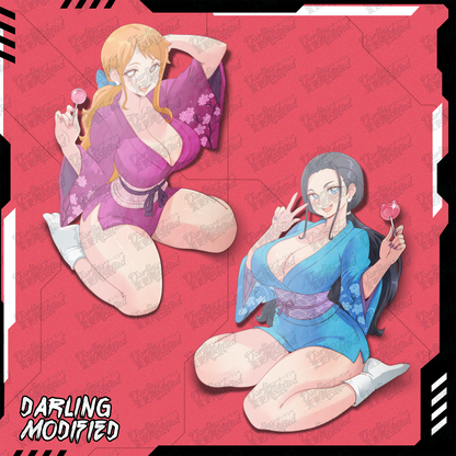 Kimono Nami & Robin (Vi) - Stickers