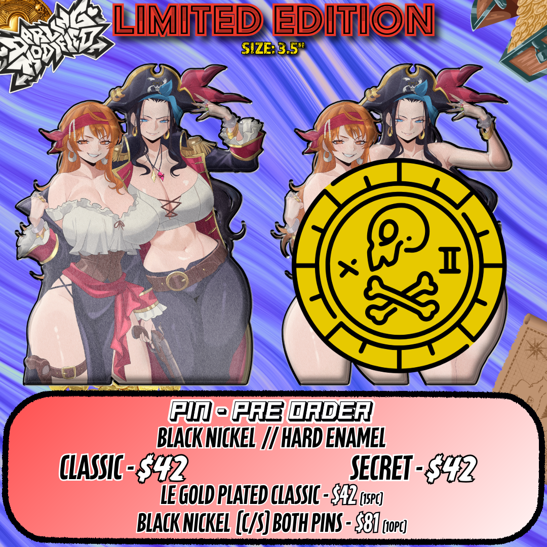 Pirate Queens (Y) - Pins - Limited Edition (Pre-Order)