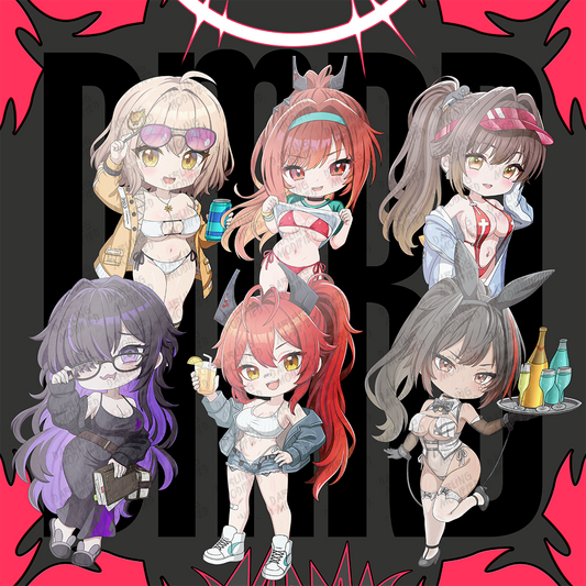 Nikke Chibi Waves (Y) - Stickers (Pre-Order)