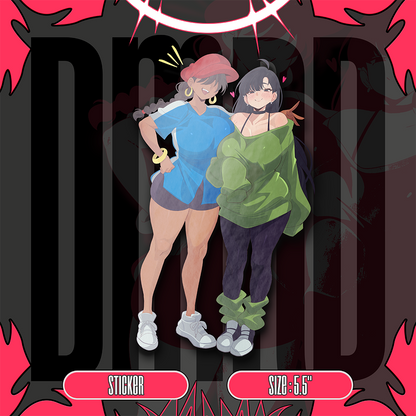 The 90's Waifus (Y) - Stickers (Pre-Order)