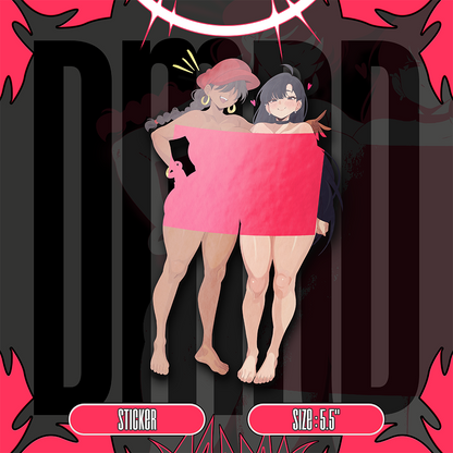 The 90's Waifus (Y) - Stickers (Pre-Order)