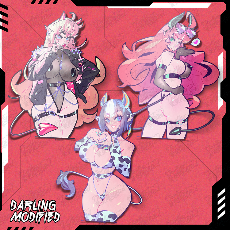 OC Goddess Trio - Stickers