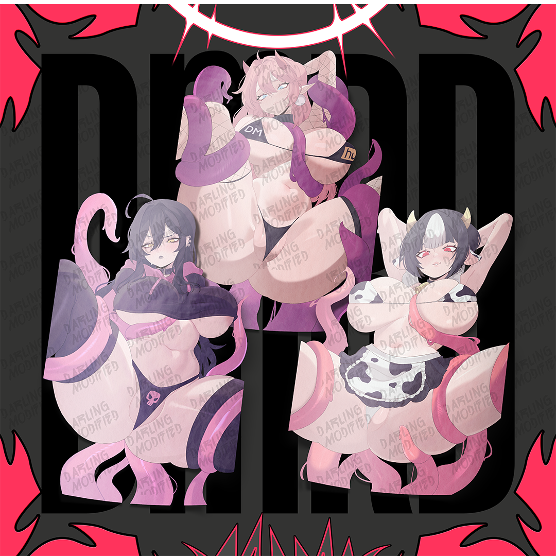 Tentacle OC Queens (Y) - Stickers (Pre-Order)