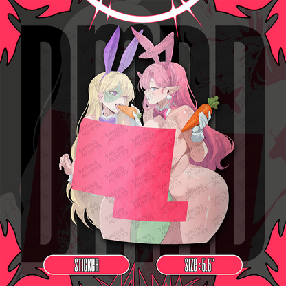 Alicia X Frankie Bunny (Y) - Stickers (Pre-Order)