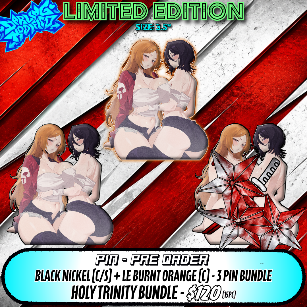 Orihime & Rukia (Y) - Pins - Limited Edition (Pre-Order)