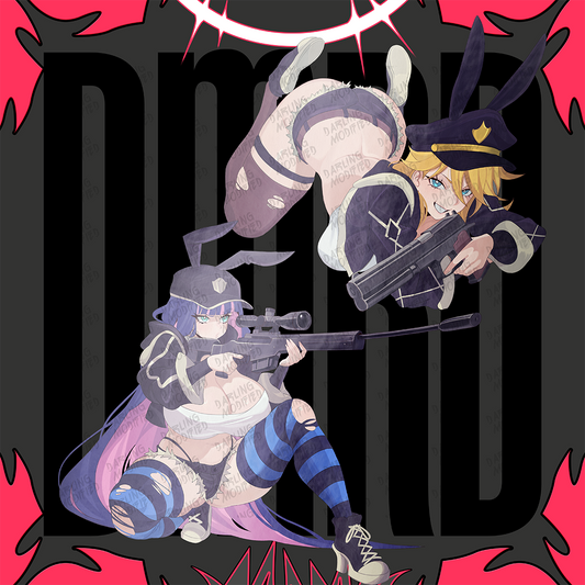 Tactical Panty & Stocking (Y) - Stickers (Pre-Order)
