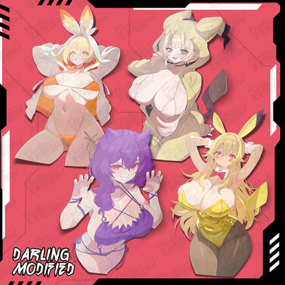 Poke Waifus Bundle (DM) - Stickers