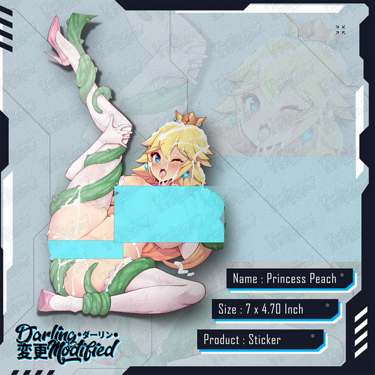 Princess Peach Thorns - Sticker (Pre Order)