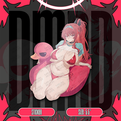 Nikke Ducky Splash (Y) - Stickers (Pre-Order)