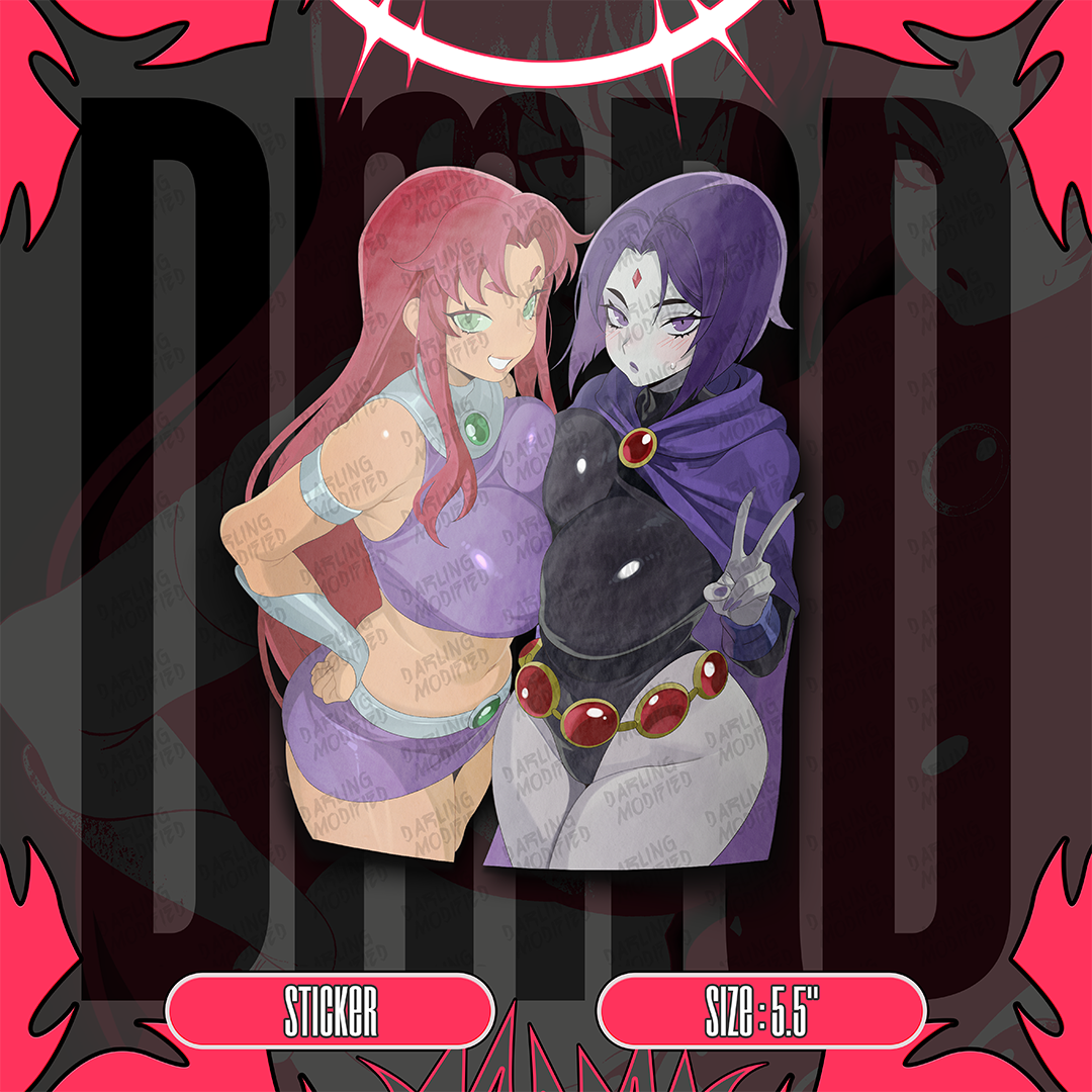 Starfire & Raven OG (Y) - Stickers (Pre-Order)