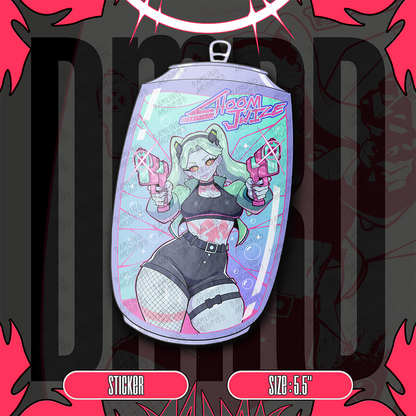 Soda Pop Waifus (Y) - Stickers (Pre-Order)