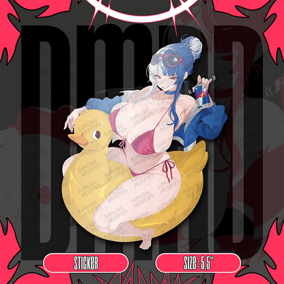 Thirsty Waifu Energy (Y) - Stickers (Pre-Order)