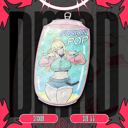Soda Pop Waifus (Y) - Stickers (Pre-Order)