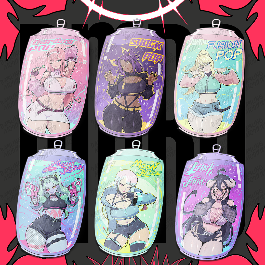 Soda Pop Waifus (Y) - Stickers (Pre-Order)