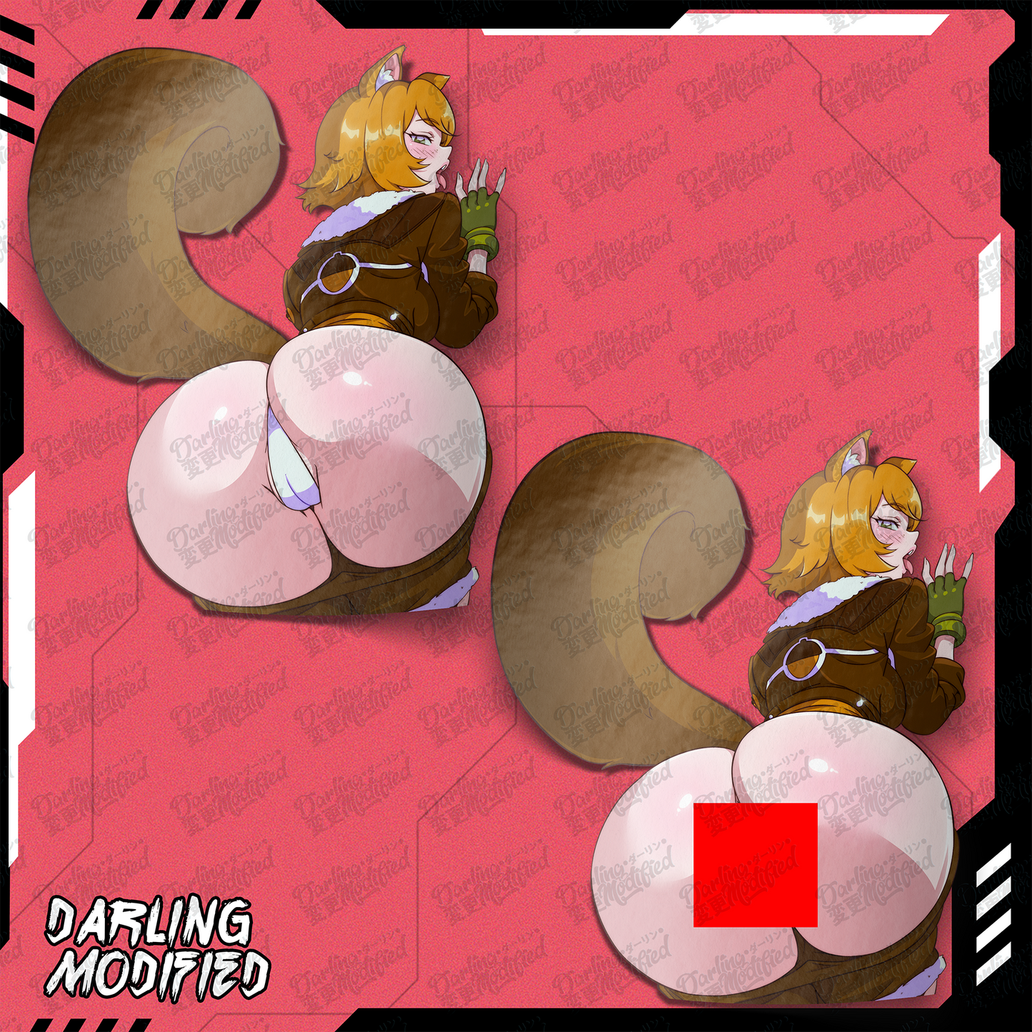 Seductive Squirrel Girl (Vi) - Stickers
