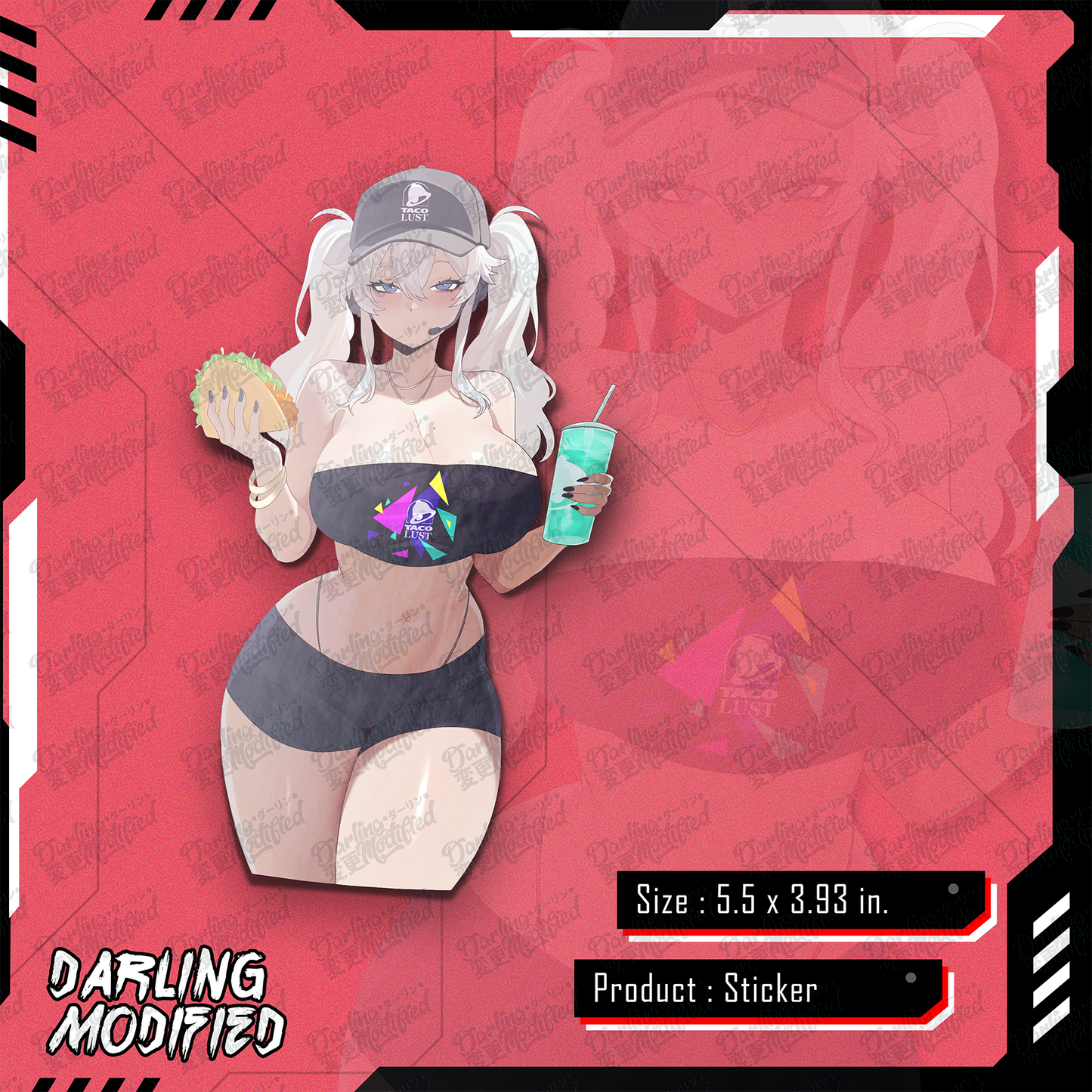 Fast Food Queens (Y) - Stickers