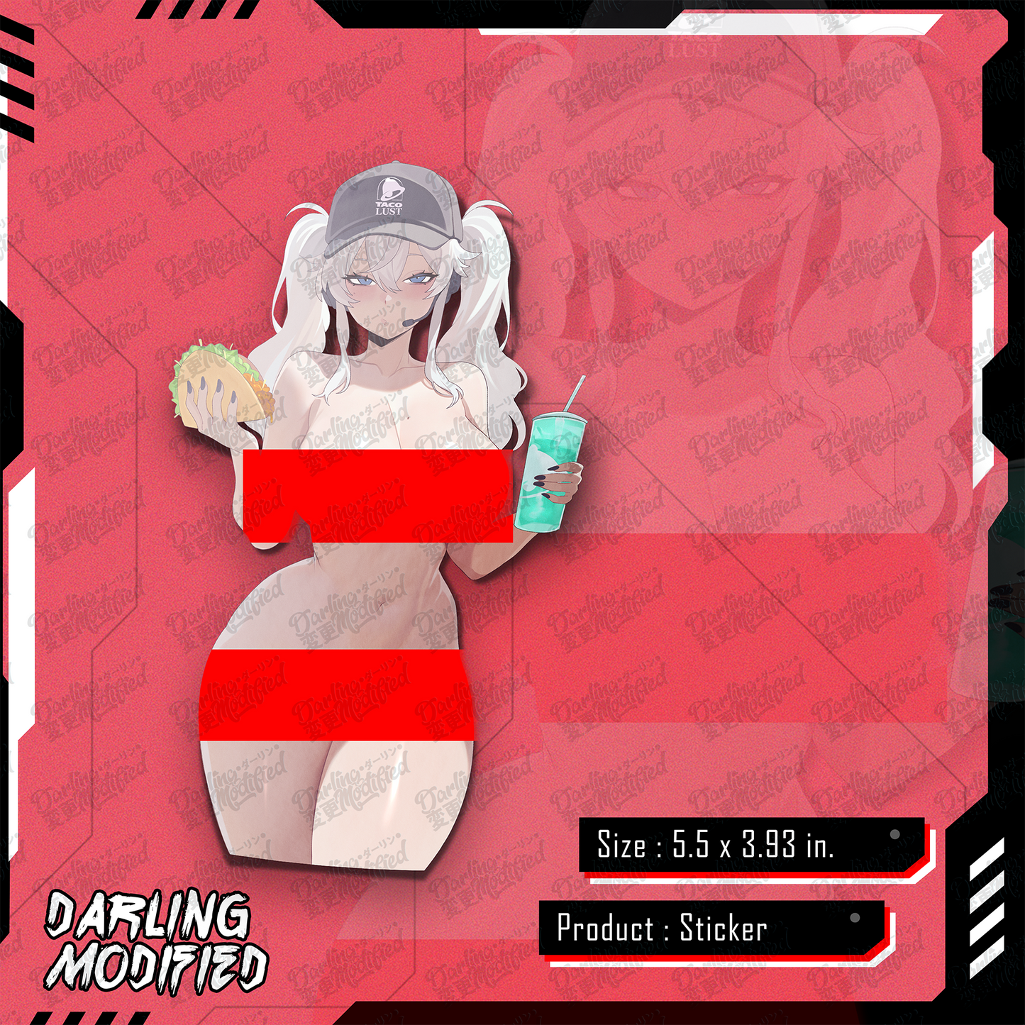 Fast Food Queens (Y) - Stickers