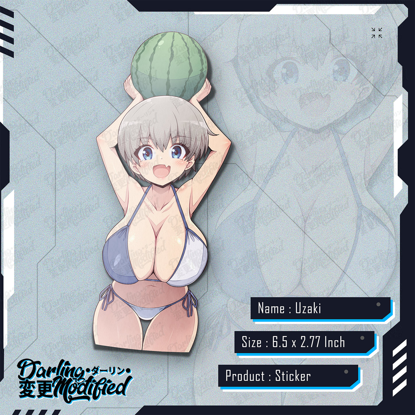 Uzaki Watermelon - Sticker