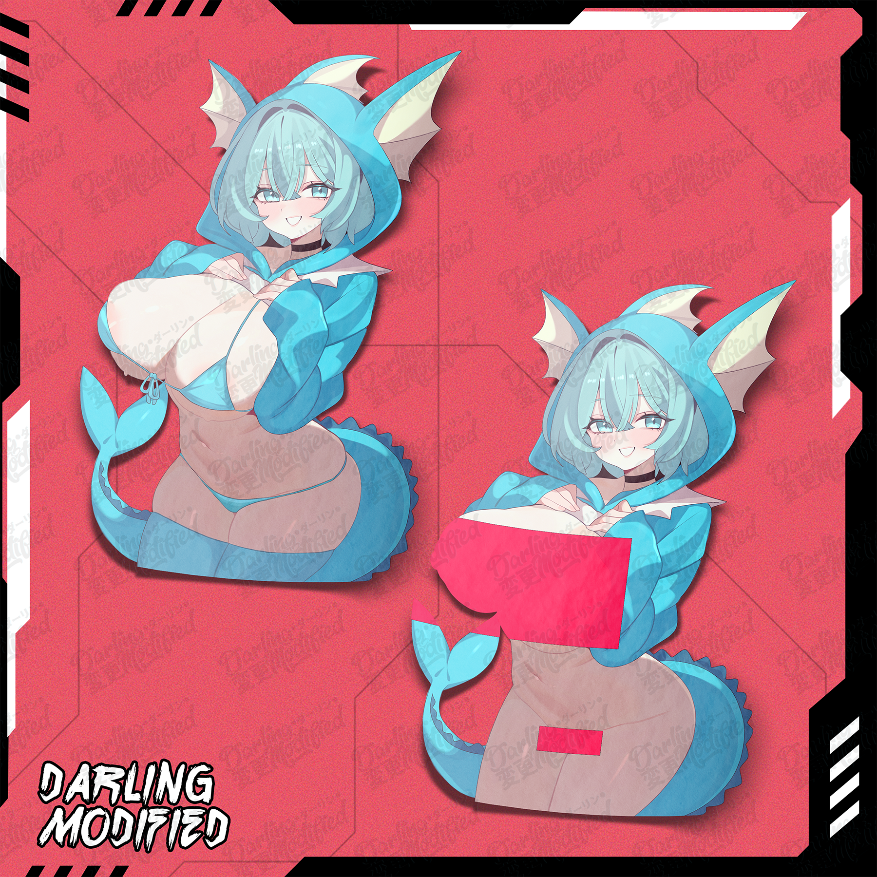 Vaporeon (DM) - Stickers (Pre order)