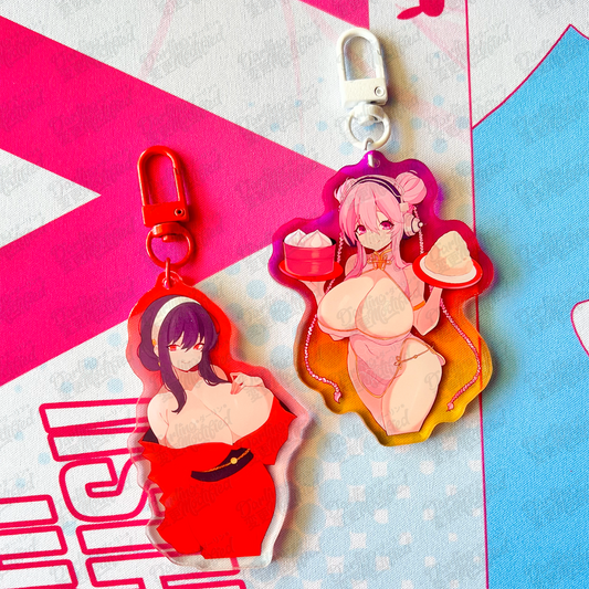 Yor & Yummy Sonico - Acrylic Keychains (DISCONTUING)