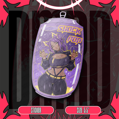 Soda Pop Waifus (Y) - Stickers (Pre-Order)