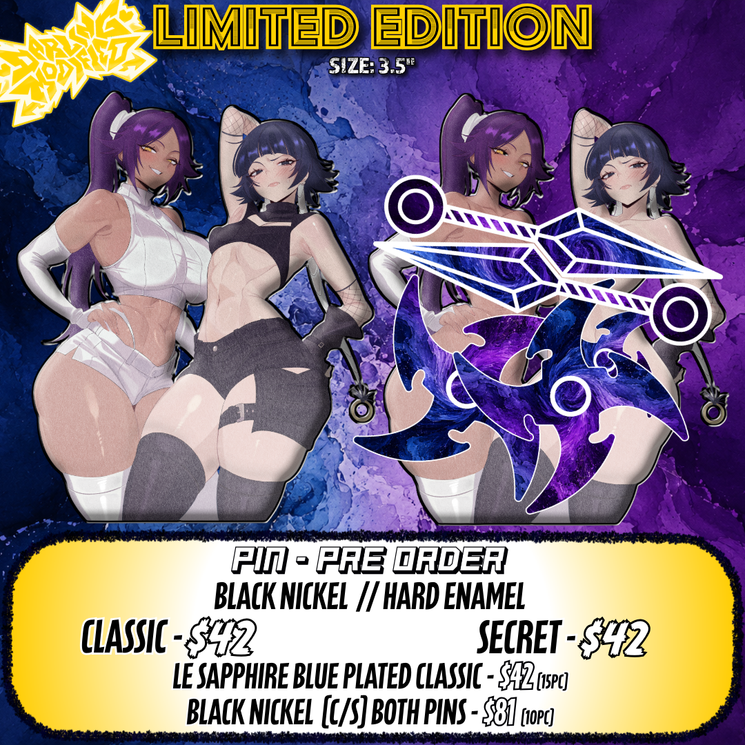Yoruichi & Sui-Feng (Y) - Pins - Limited Edition (Pre-Order)