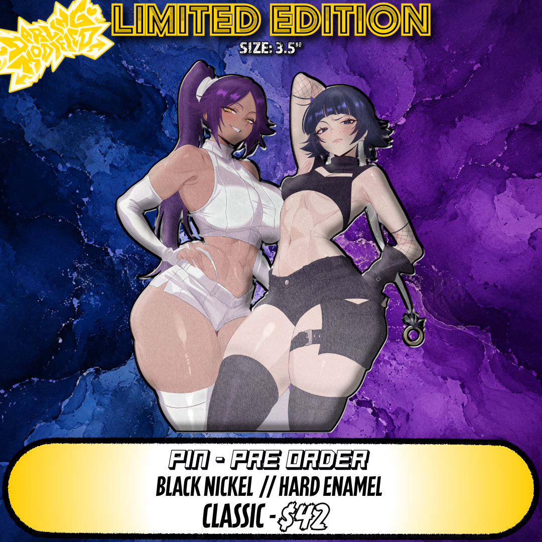 Yoruichi & Sui-Feng (Y) - Pins - Limited Edition (Pre-Order)