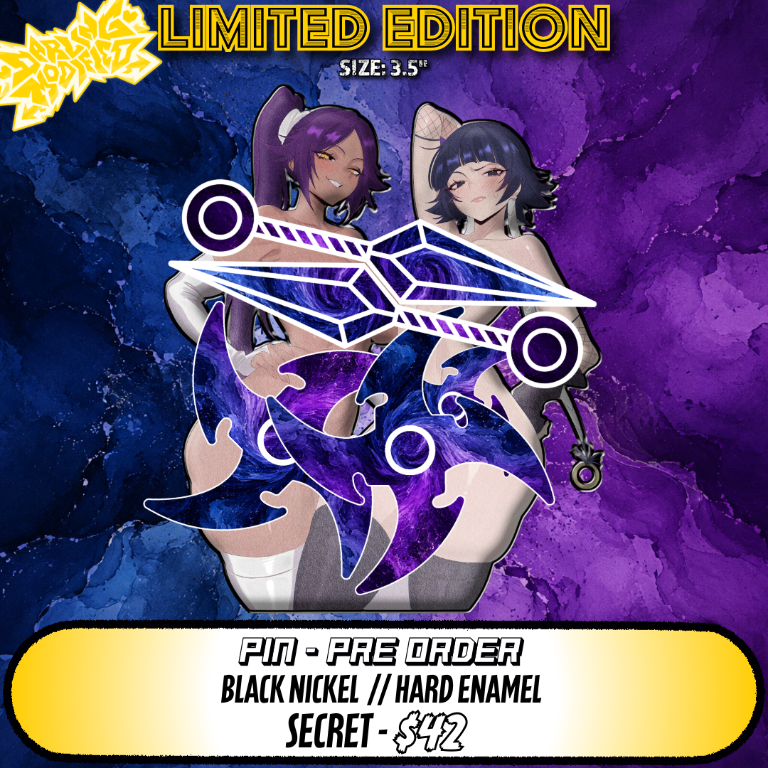 Yoruichi & Sui-Feng (Y) - Pins - Limited Edition (Pre-Order)