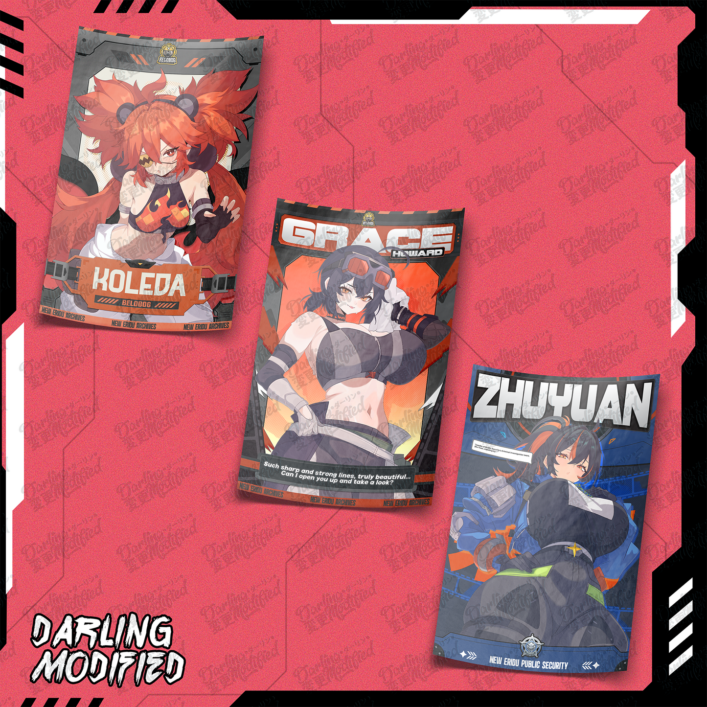 ZZZ Waifus Set 2  (Y) - Posters