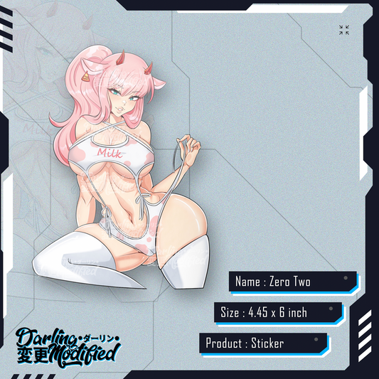 Zero Two Milky - Sticker