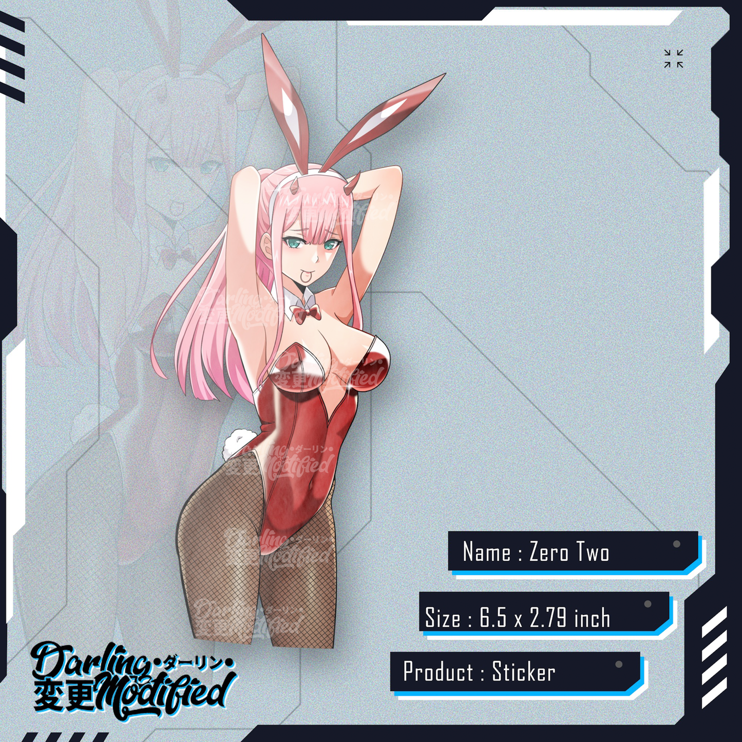 Bunny waifus - Sticker