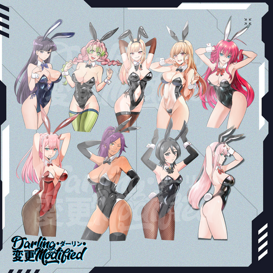 Bunny waifus - Sticker