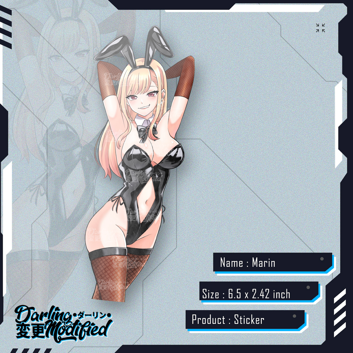 Bunny waifus - Sticker