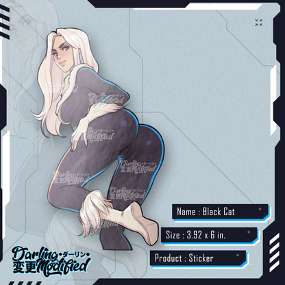 Black Cat - Sticker