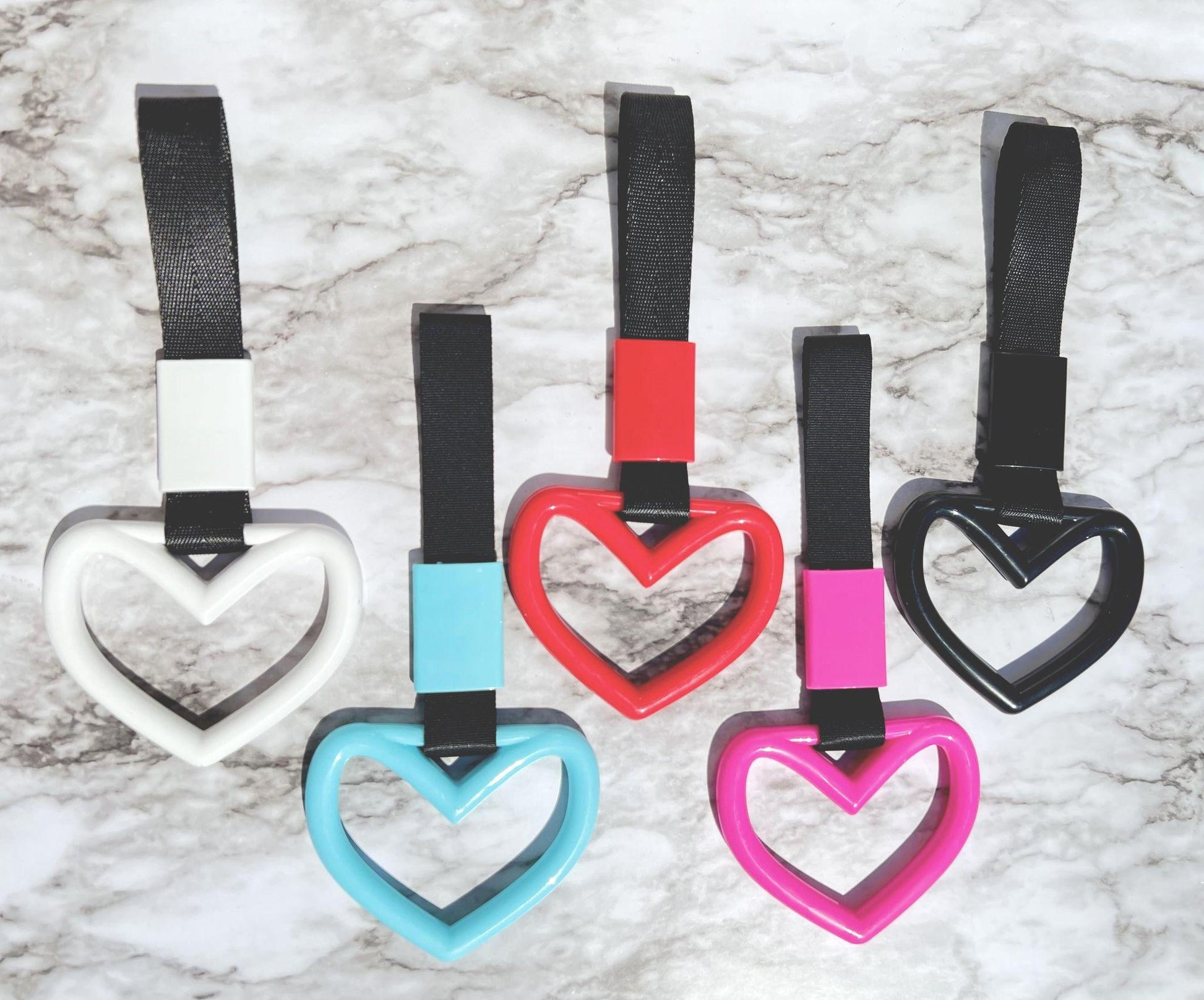 Tsurikawa  Heart Black Straps - Darlingmodified
