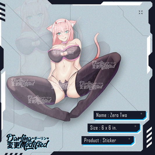 Zero Two Meow V1 - Sticker