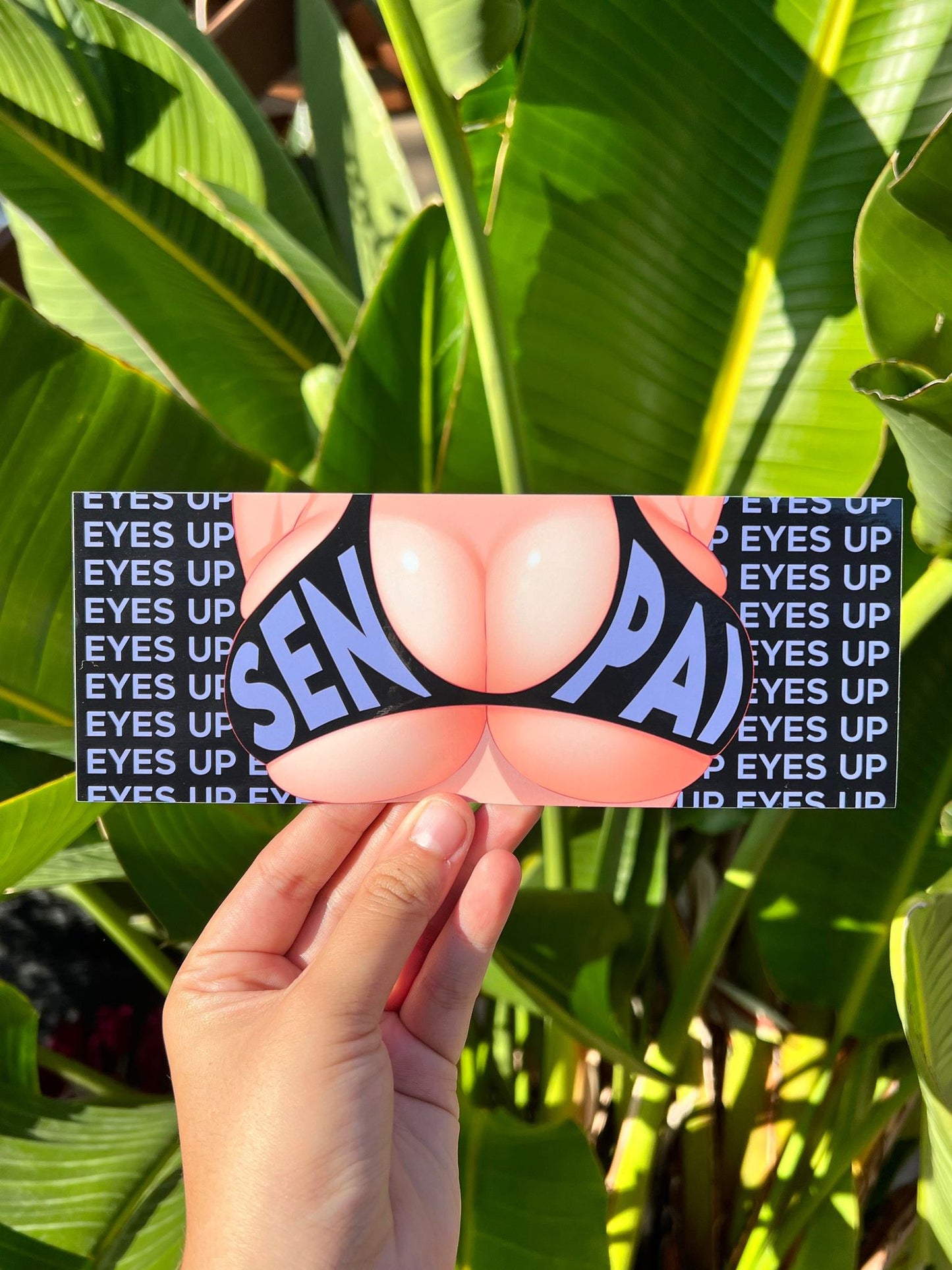 Eyes up Senpai -  Sticker Slap
