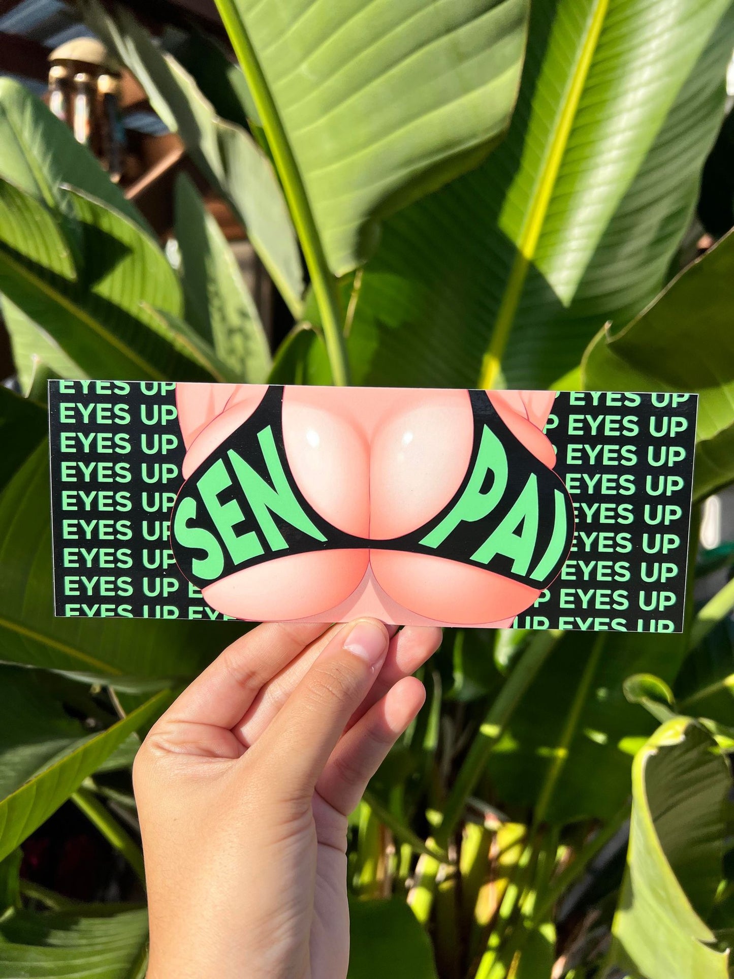 Eyes up Senpai -  Sticker Slap