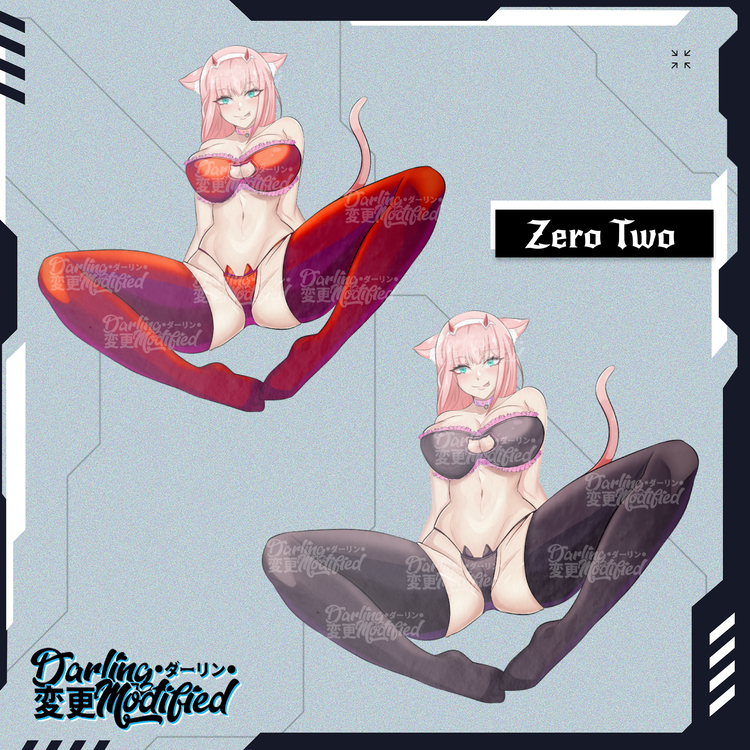 Zero Two Meow V1 - Sticker